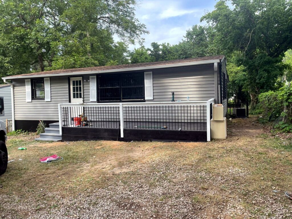 Exterior after renovation in Birmingham, Alabama.