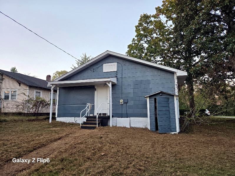 Rear exterior after renovation in Birmingham, Alabama.